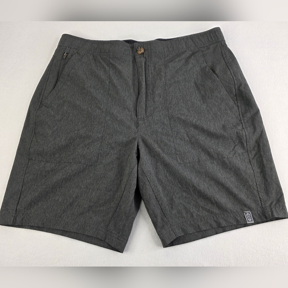 Free Country Men's Gray Casual Shorts Lightweight Size Large N-0218